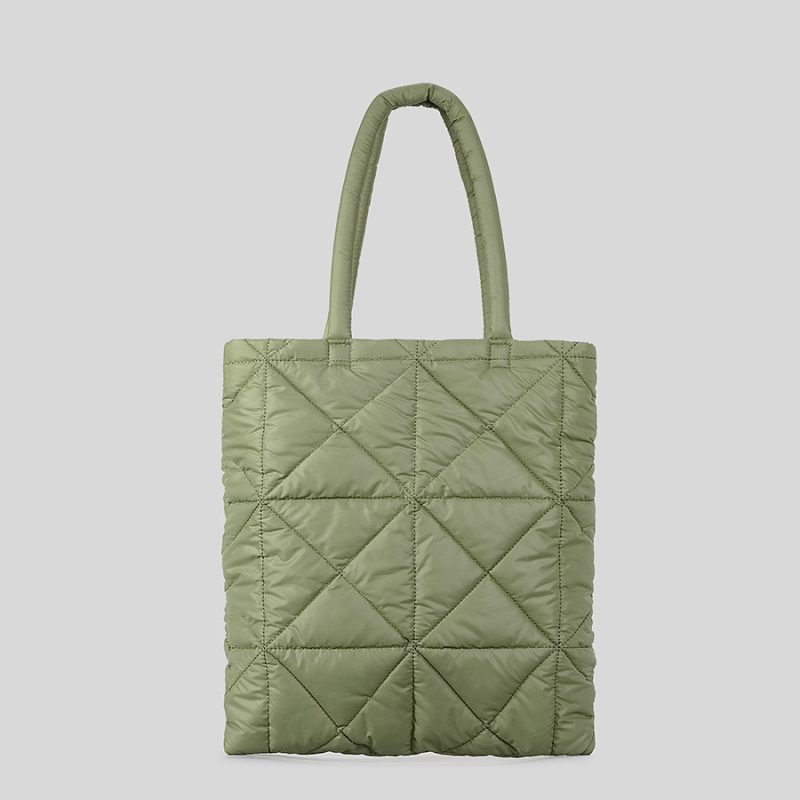 Quilted Tote Bag for Women - Image 5