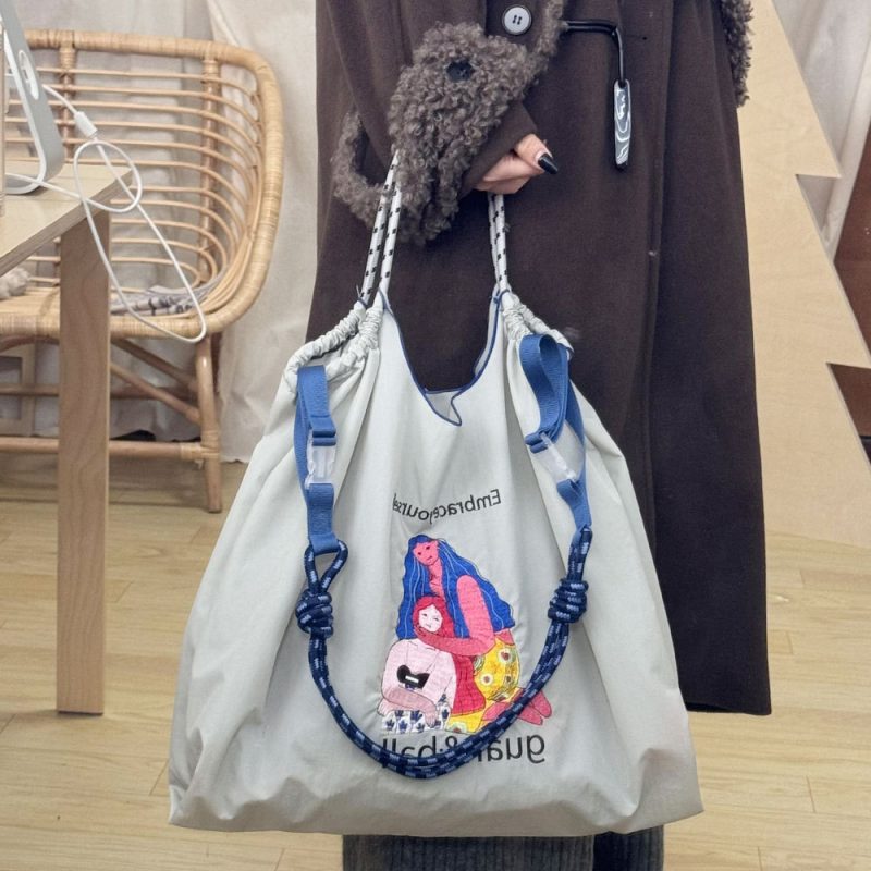 Nylon Women Shopping Bag 12