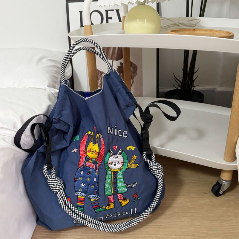 Nylon Women Shopping Bag 19