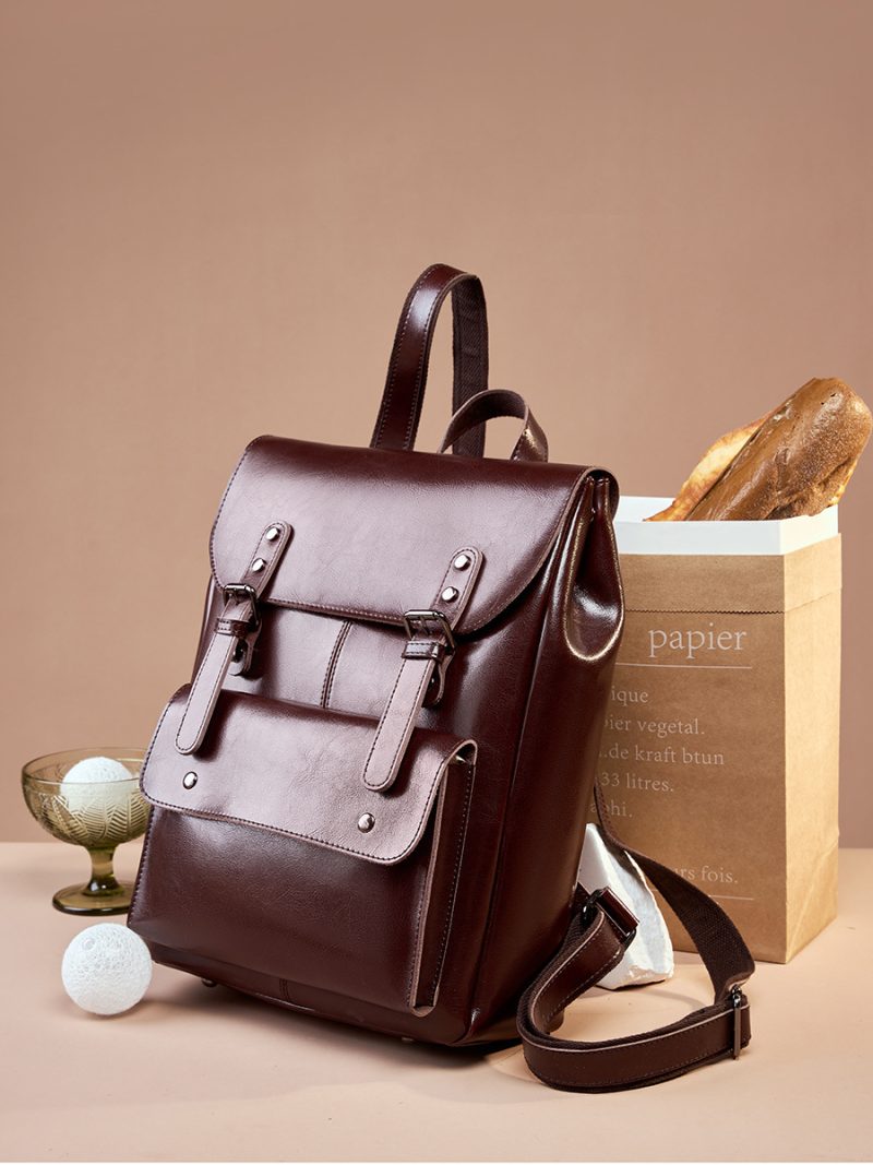 Genuine Leather Backpack for Women 3