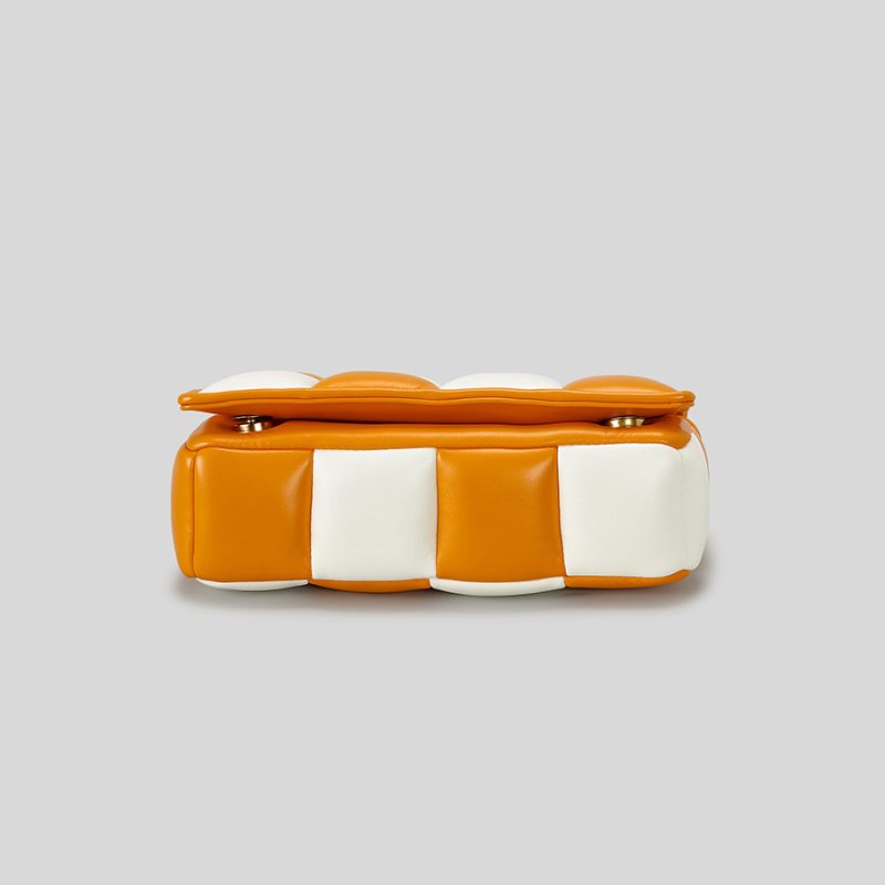 Checkerboard Flap Shoulder Bag - Image 6