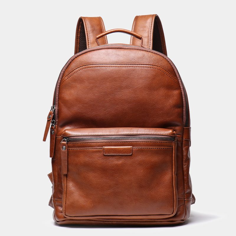 MOMOCOLOR Cowhide Large Capacity Backpack 2