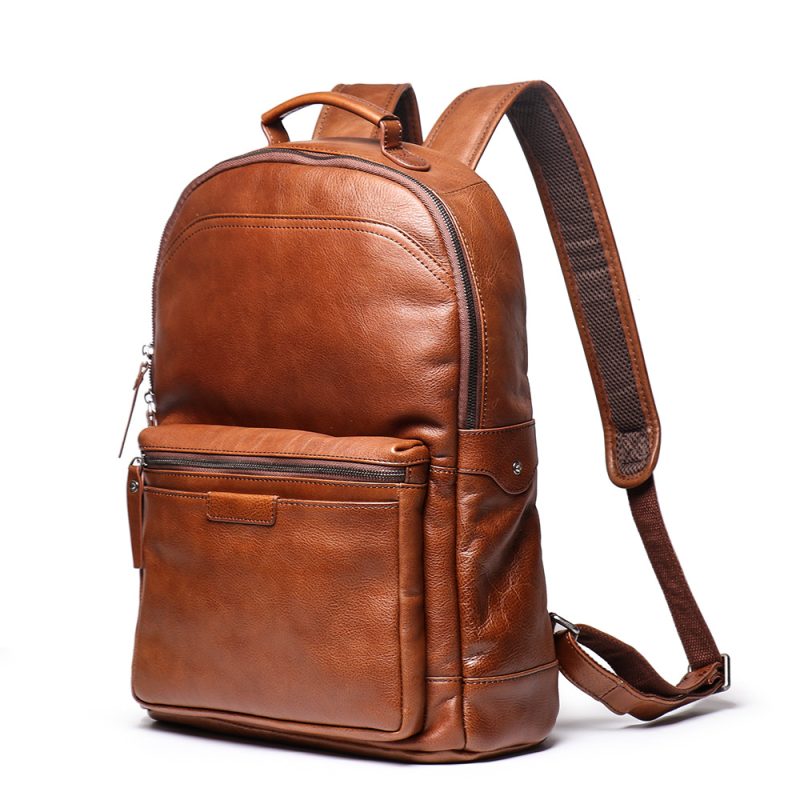 MOMOCOLOR Cowhide Large Capacity Backpack 3