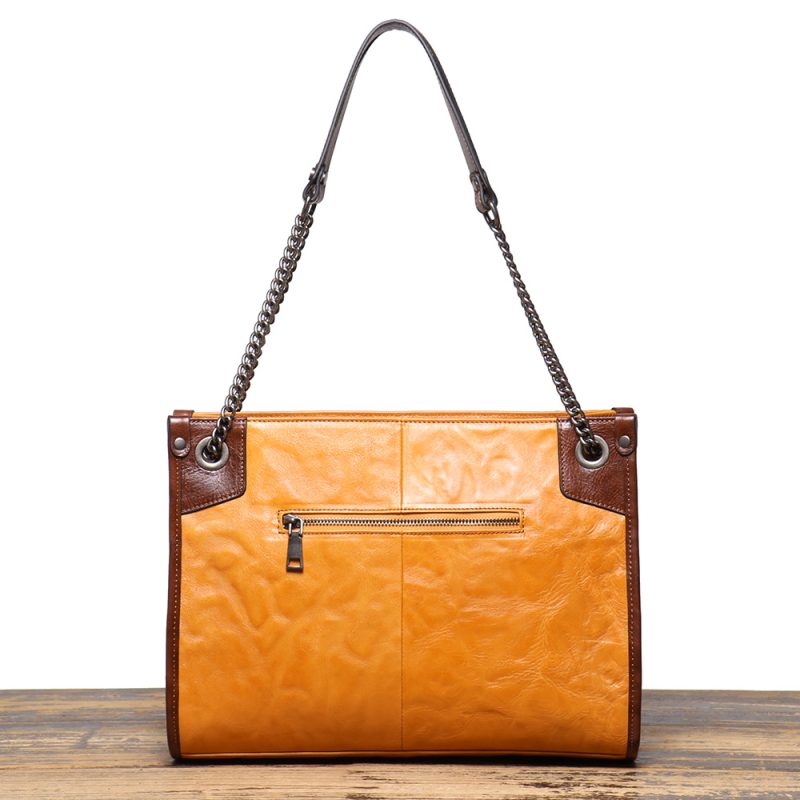 MOMOCOLOR Cowhide Messenger Bag 4 1