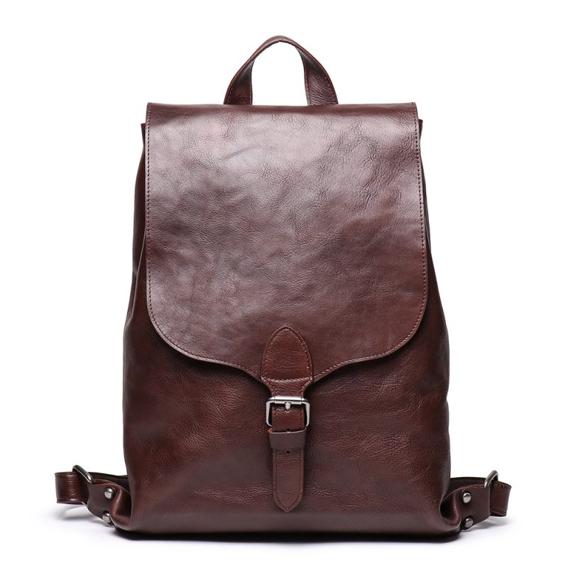 MOMOCOLOR Genuine Leather Backpack 1