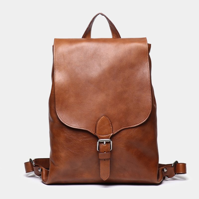 MOMOCOLOR Genuine Leather Backpack 2