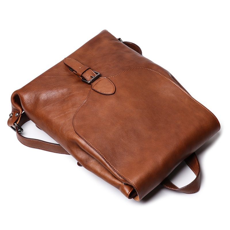 MOMOCOLOR Genuine Leather Backpack 4