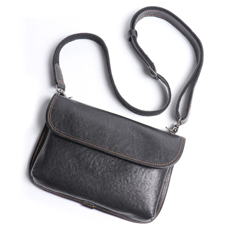 MOMOCOLOR Genuine Leather Casual Clutch Bag 5