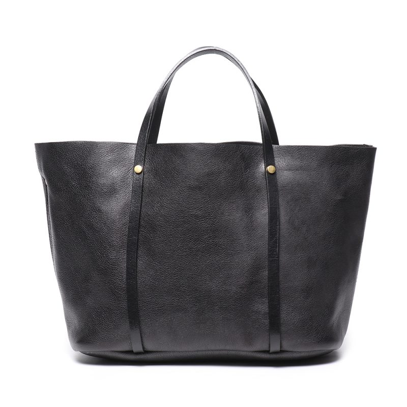 MOMOCOLOR Genuine Leather Tote Bag 1