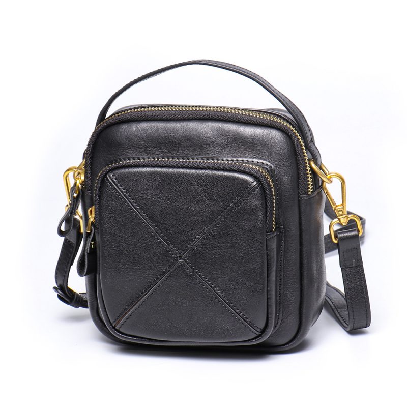 MOMOCOLOR Leather sSmall Square Bag 7