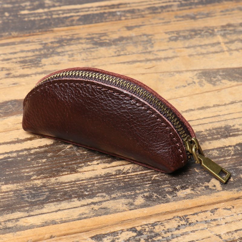 MOMOCOLOR Men Genuine Leather Coin Purse 1