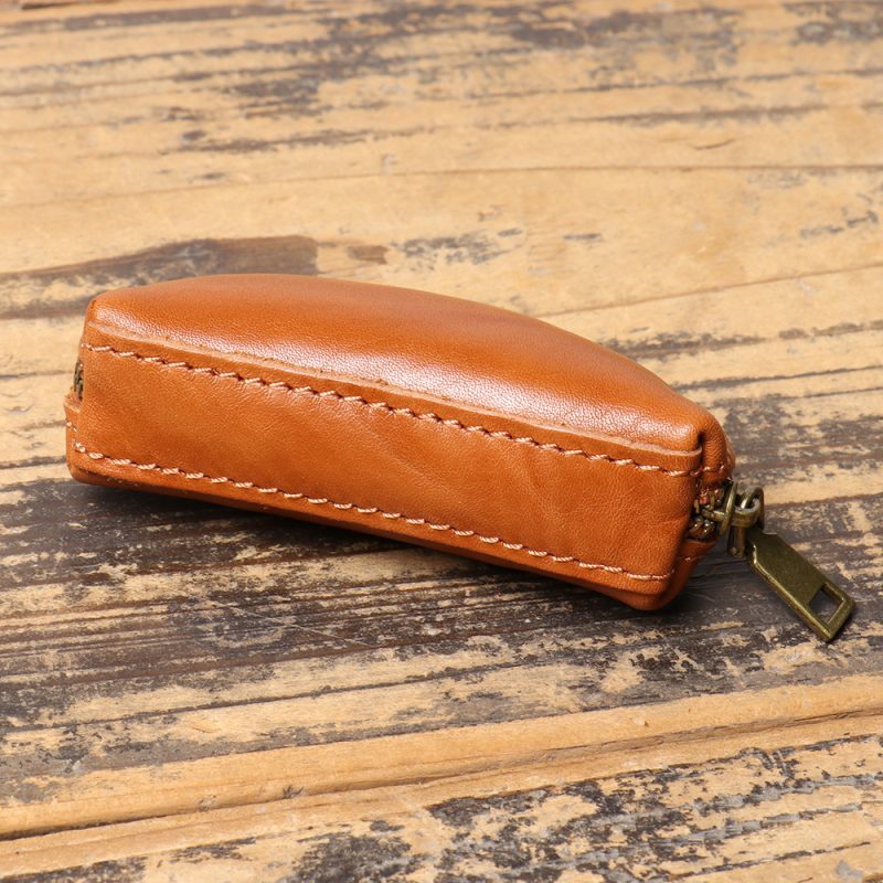 MOMOCOLOR Men Genuine Leather Coin Purse 5