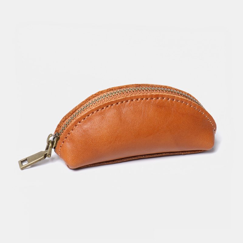 MOMOCOLOR Men Genuine Leather Coin Purse 6