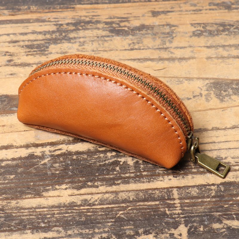 MOMOCOLOR Men Genuine Leather Coin Purse 7