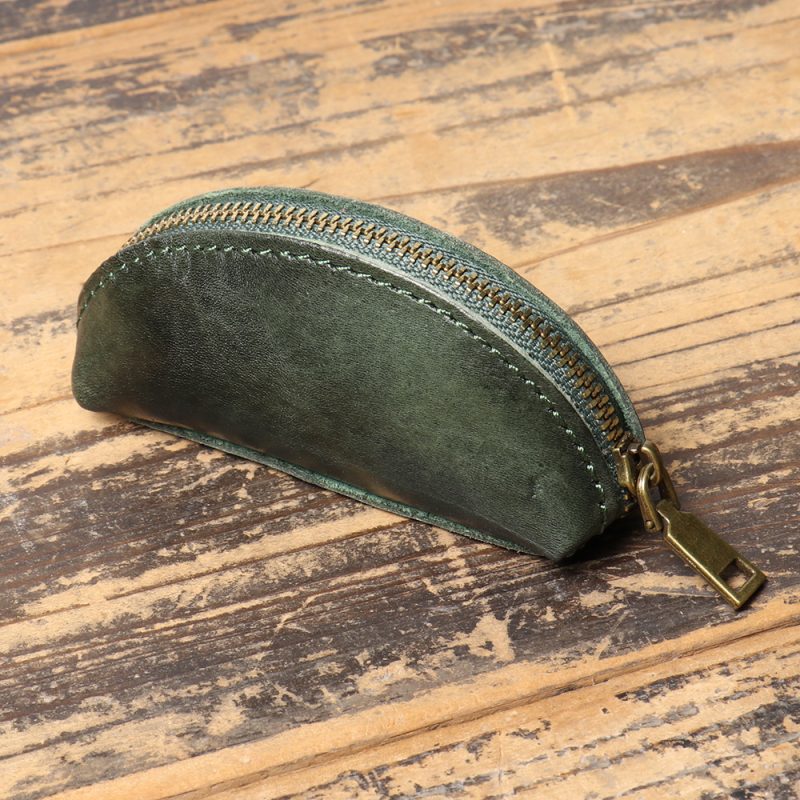 MOMOCOLOR Men Genuine Leather Coin Purse 9