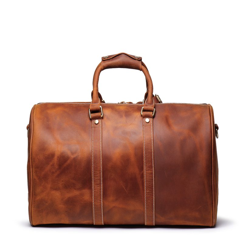 MOMOCOLOR Men Genuine Leather Travel Bag 3 1