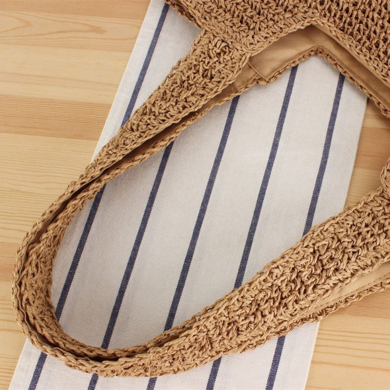 Woven Straw Bag Shoulder Handbag 3