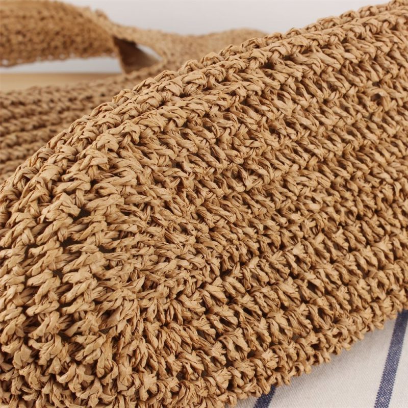 Woven Straw Bag Shoulder Handbag 4