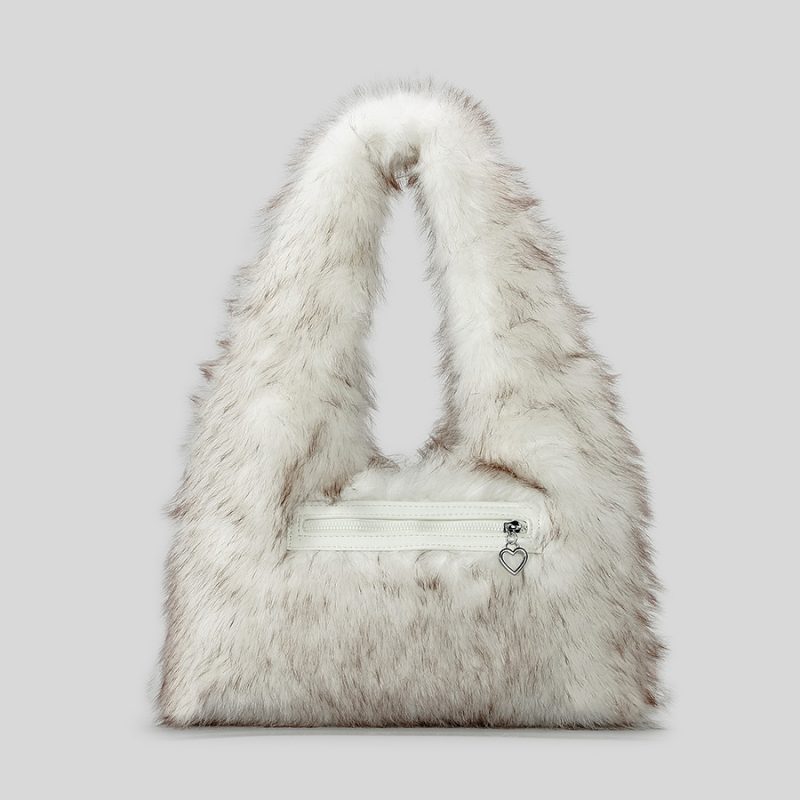 momocolor Faux Fur Underarm Bag 3