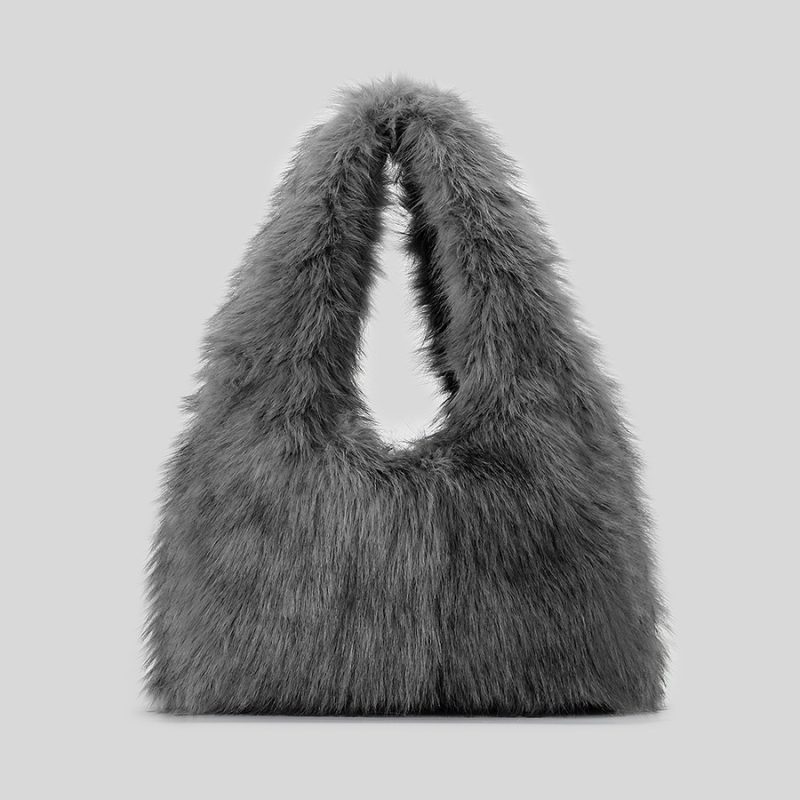 momocolor Faux Fur Underarm Bag 7