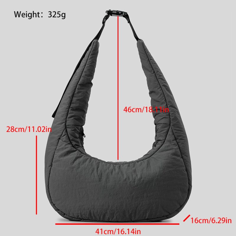 momocolor Nylon Crescent Bag 7