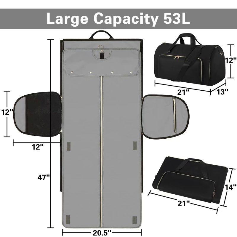 Rolling Duffel Bag with Multiple Compartments 2 1