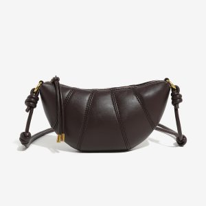 MOMOCOLOR PU LEATHER SHOULDER BAG