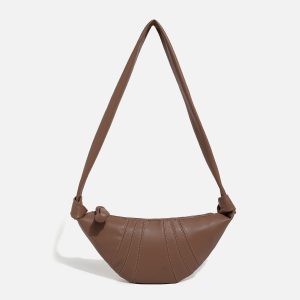 Soft leather ladies crossbody bag