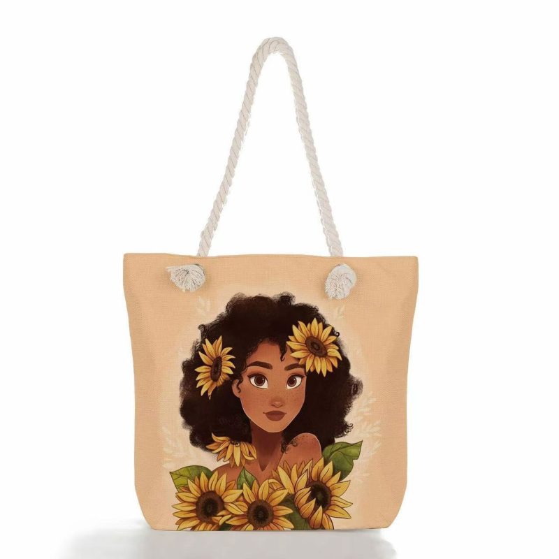 canvas beach bag