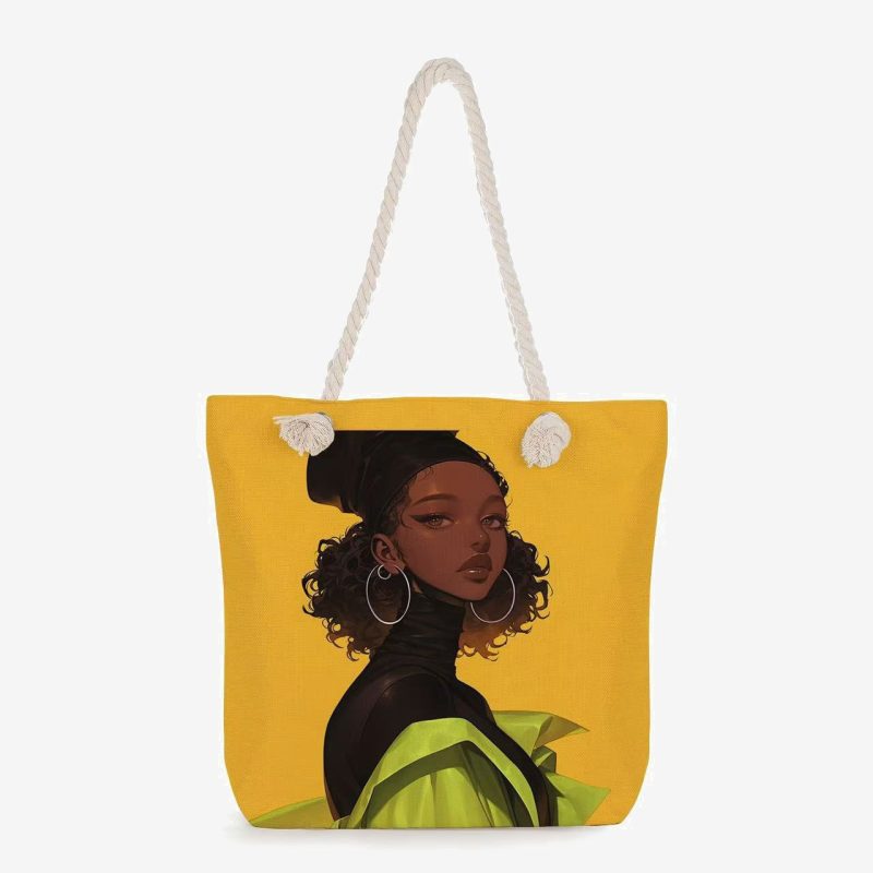 momocolor canvas beach bag