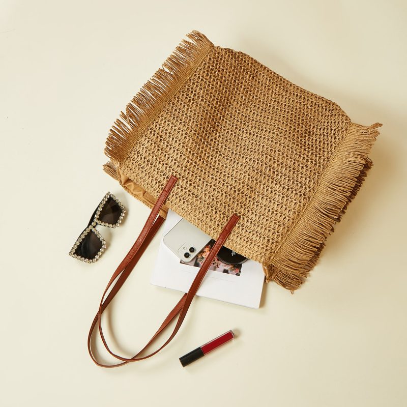 straw beach bag