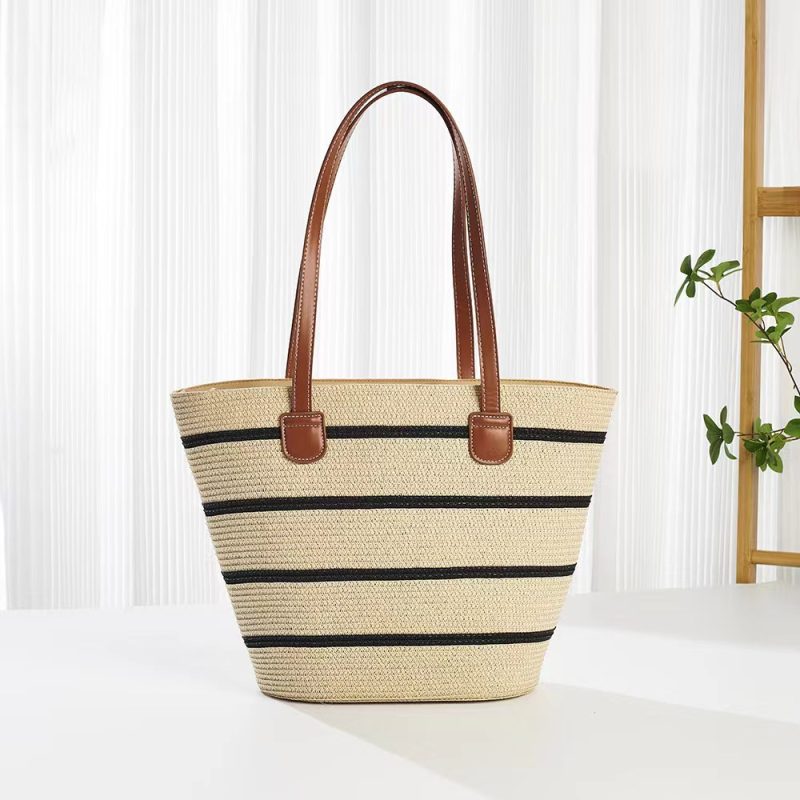 straw beach bag