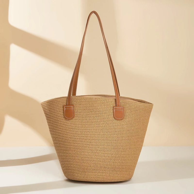 straw beach bag